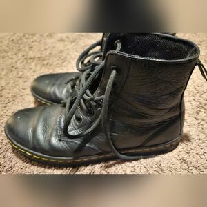 Dr. Martens Black Leather Boots
